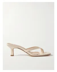 aeyde Wilma Mules aus Leder Creme