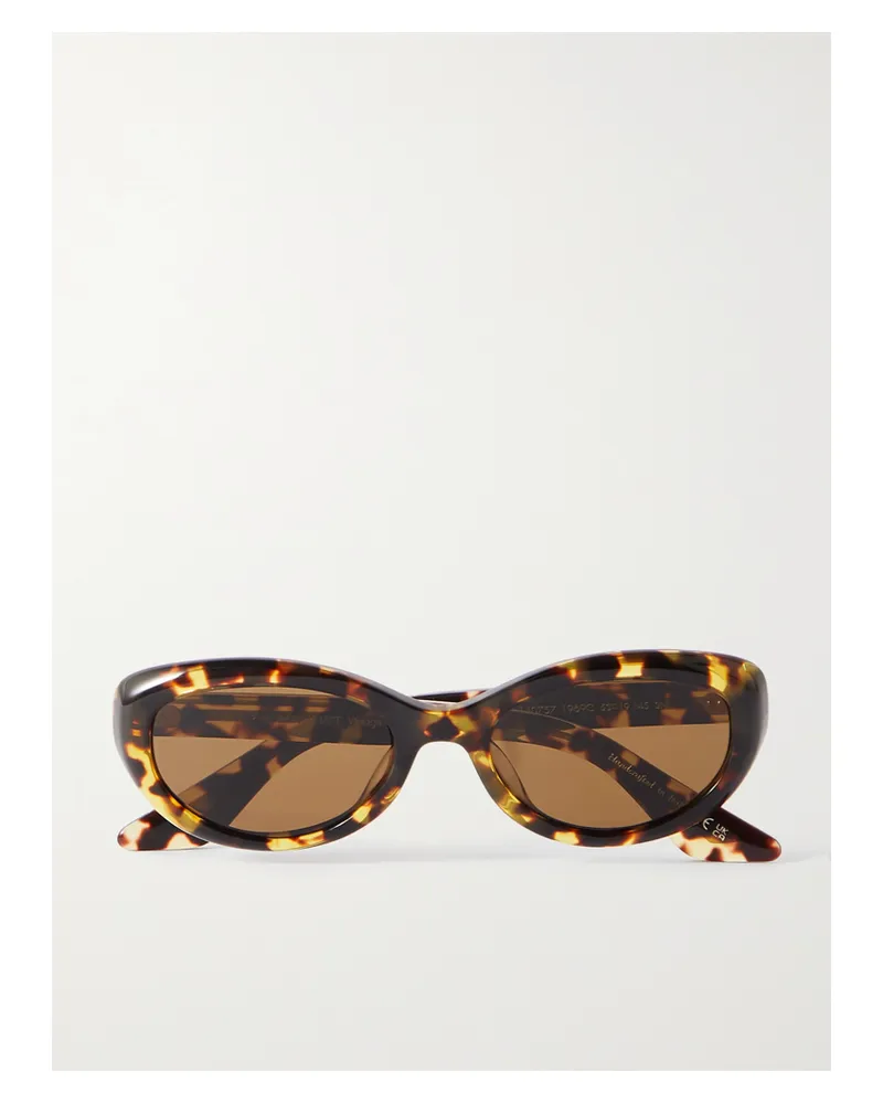 Oliver Peoples Khaite 1969 Sonnenbrille Mit Ovalem Rahmen Aus Azetat In Hornoptik Horn