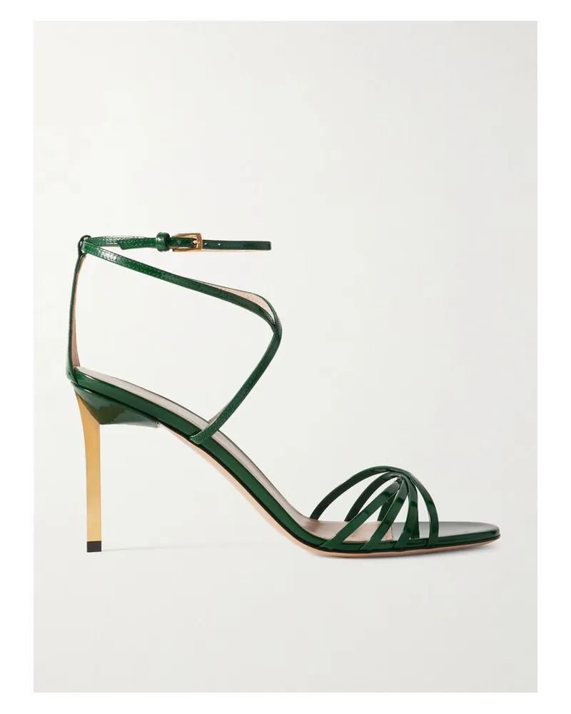Tom Ford Ida Sandalen Aus Lackleder - Grün Grün
