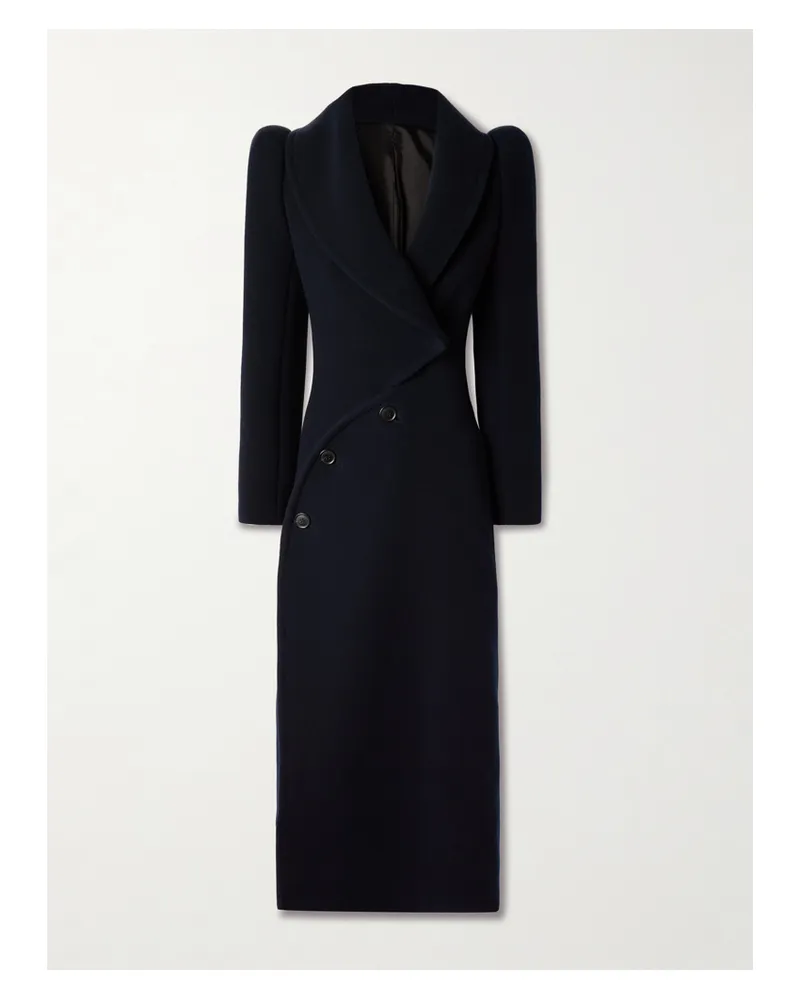 Alaïa Wool Coat - Blue Blue