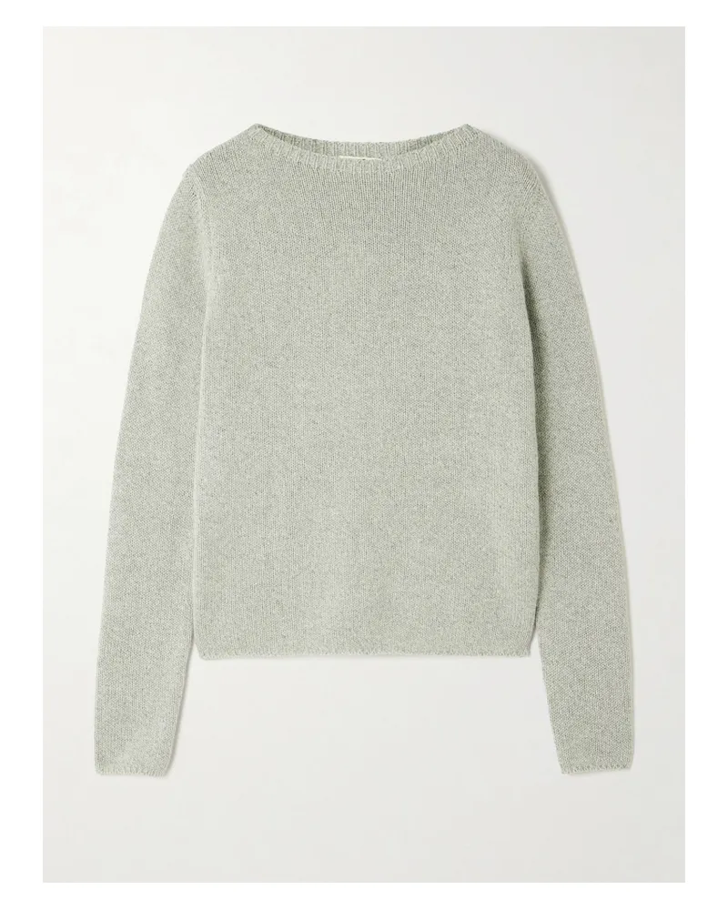 AURALEE Pullover Aus Einer Kaschmir-seidenmischung - Grün Grün