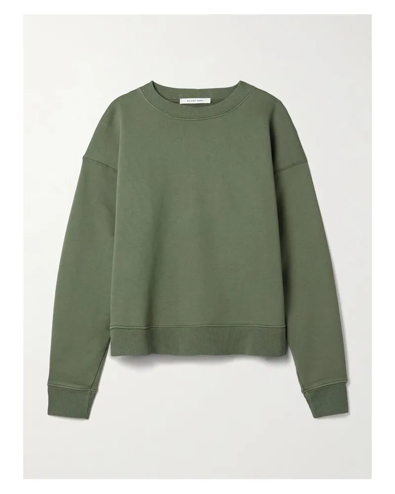 SLVRLAKE Sweatshirt Aus Baumwoll-jersey - Grün Grün