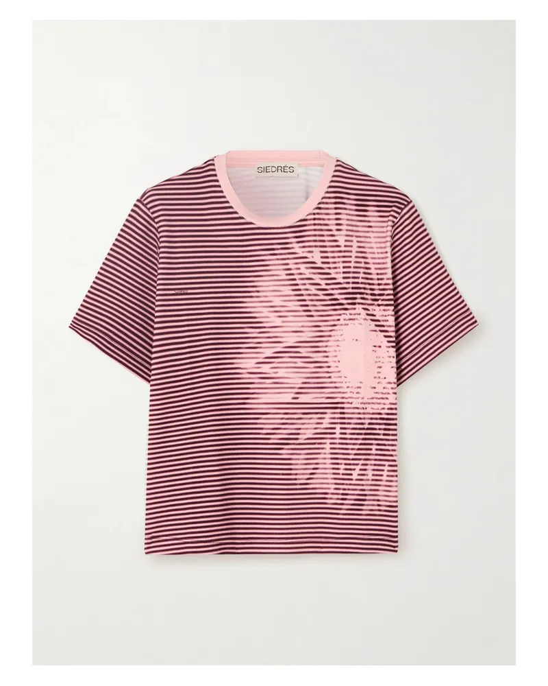 SIEDRES Dine T-shirt Aus Gestreiftem Jersey - Mehrfarbig Mehrfarbig
