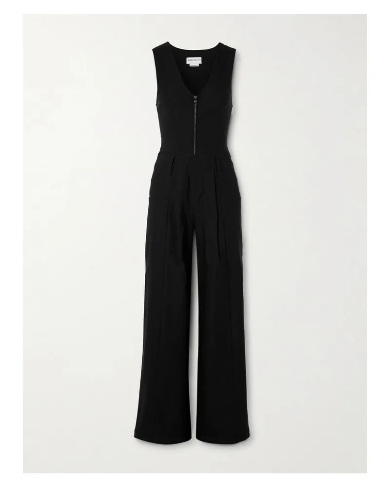 Rivet Utility Trailblazer Jumpsuit Aus Stretch-taft - Schwarz Schwarz