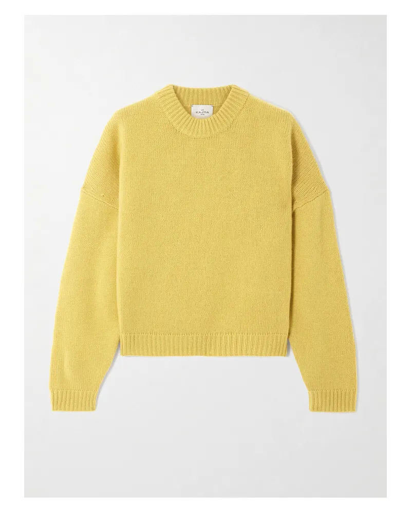Le Kasha 1918 Anong Organic Cashmere Sweater - Yellow Yellow