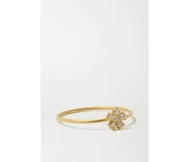 Flower Ring aus 18 Karat  mit Diamanten
