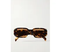 Square-frame Tortoiseshell Acetate Sunglasses