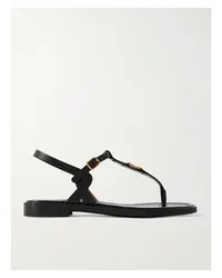 Chloé Marcie Zehensandalen aus Leder Schwarz