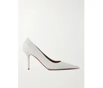 Barbara Leather Pumps - White