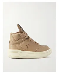 Rick Owens Converse Turbowpn Sneakers aus Leder Neutral