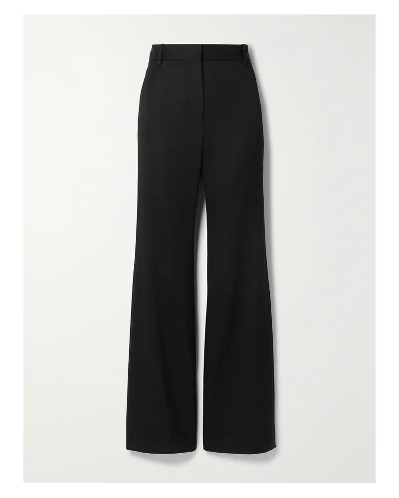 Nili Lotan Arielle Schlaghose Aus Woll-twill - Schwarz Schwarz