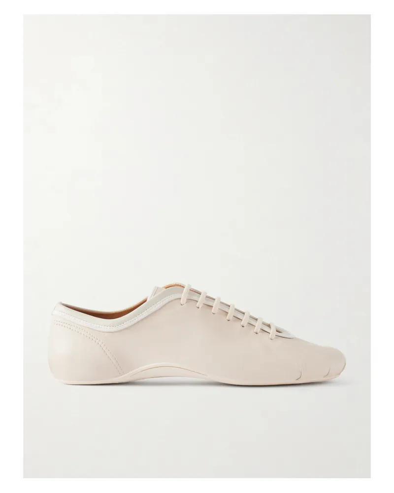 Dries van Noten Leather Sneakers - Neutrals Neutrals