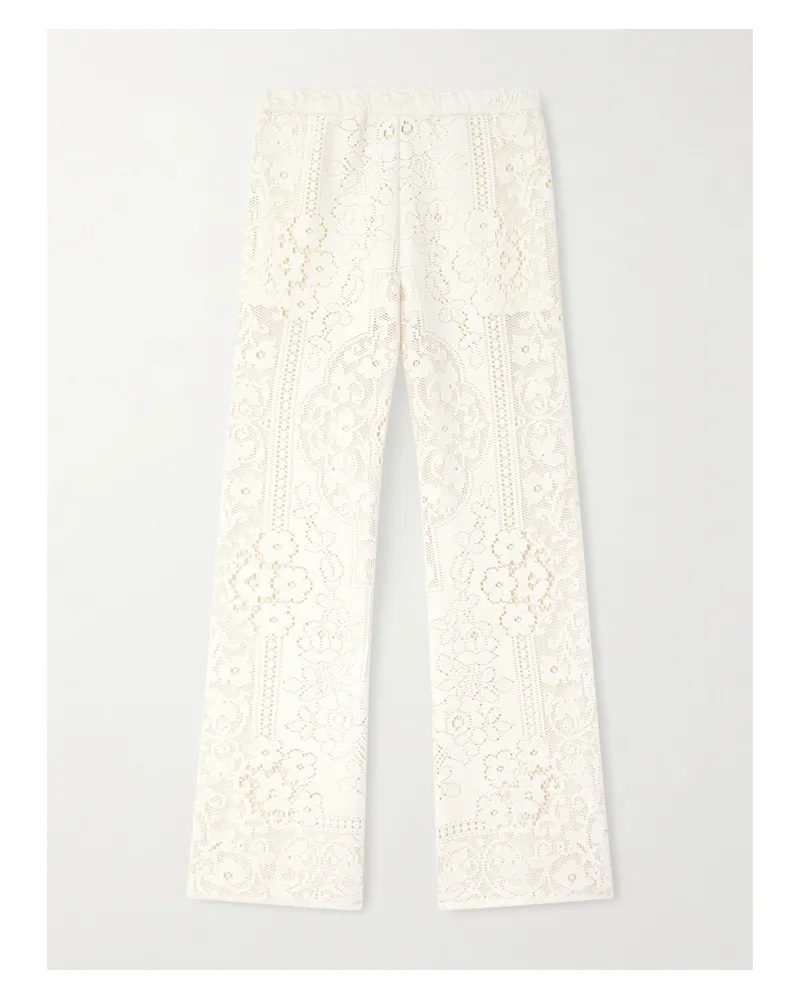 Sea Arianna Schlaghose Aus Spitze - Creme Creme