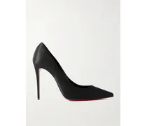 Classic Kate 100 Pumps Aus Glänzendem Crêpe - Schwarz