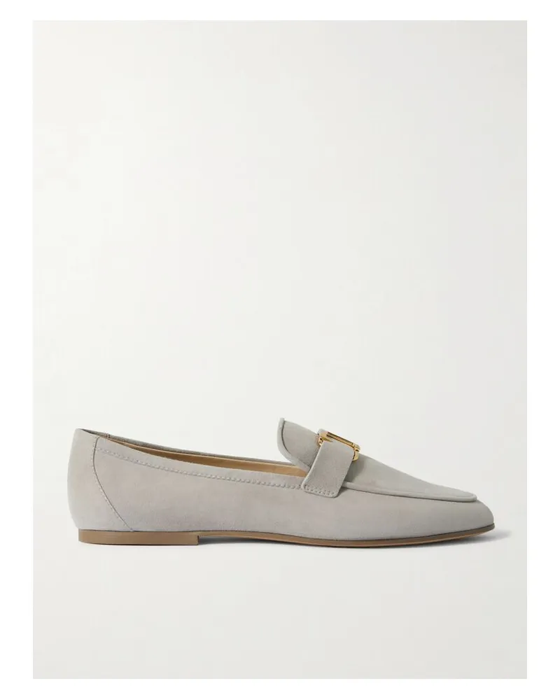TOD'S Loafers Aus Nubukleder Mit Verzierung - Braun Braun