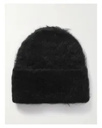 Totême Beanie aus Einer Alpakawollmischung Schwarz