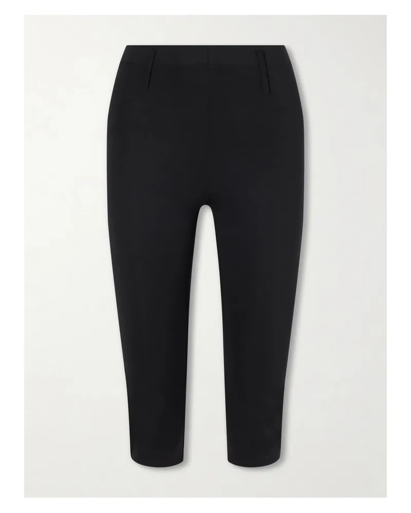 Maria Mcmanus Stretch-knit Capri Leggings - Black Black