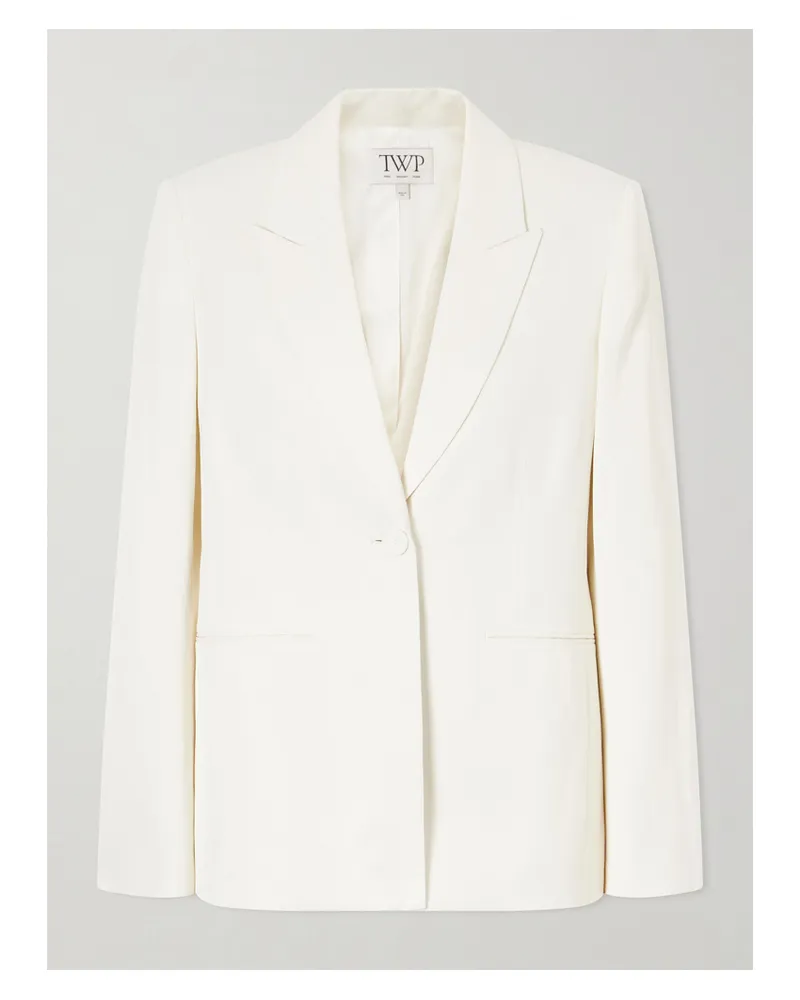 TWP Satin Blazer - Neutrals Neutrals