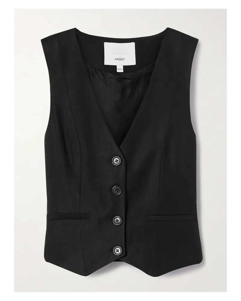 Citizens of humanity Argent Weste Aus Twill - Schwarz Schwarz