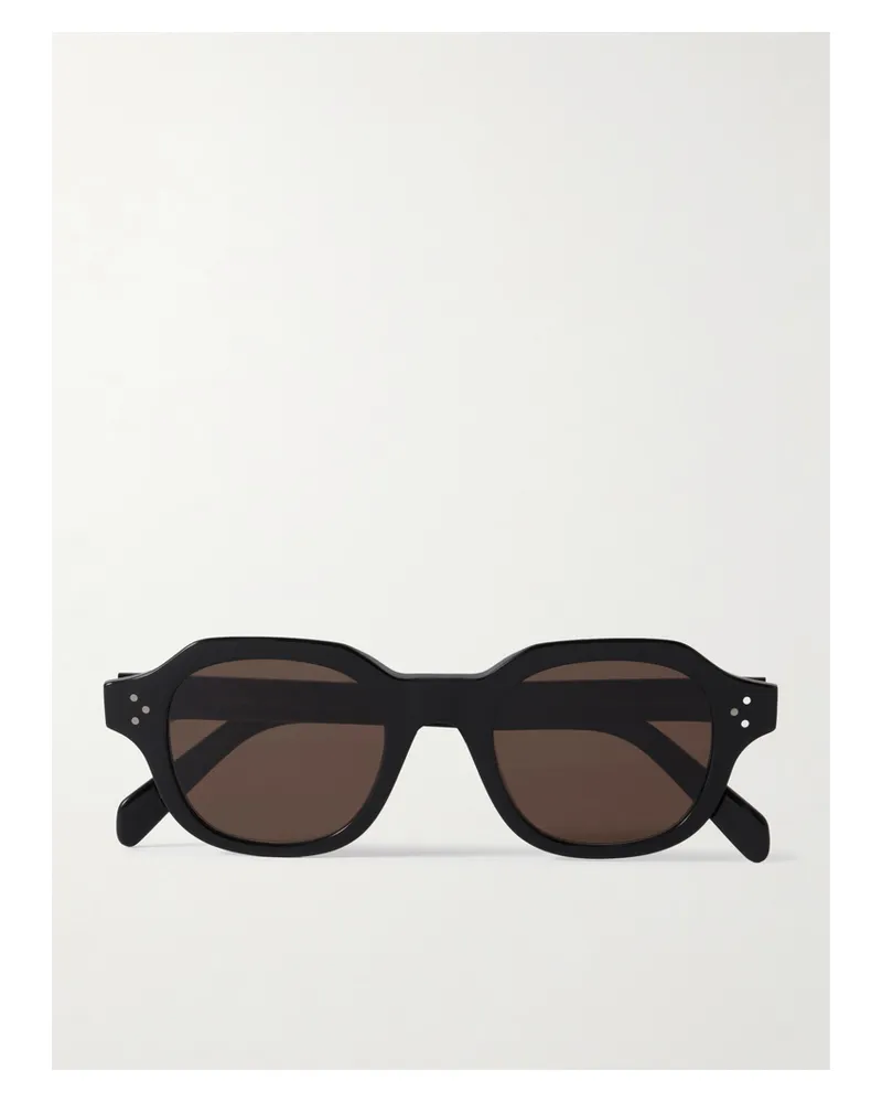 Celine Sonnenbrille Mit D-rahmen Aus Azetat - Schwarz Schwarz