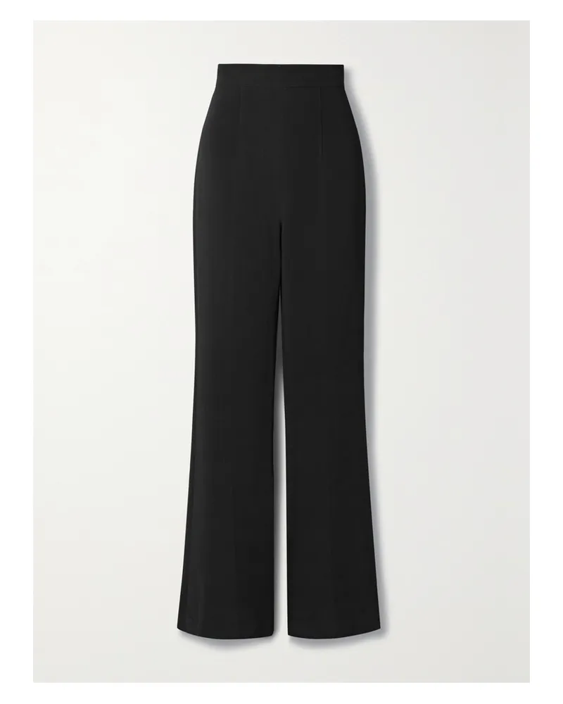 ET OCHS Schlaghose Aus Stretch-cady - Schwarz Schwarz