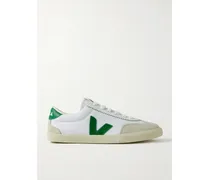 Volley Sneakers Aus Canvas Mit Leder- Und Velourslederbesätzen - Weiß