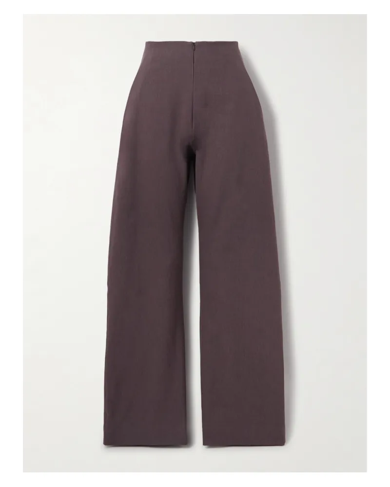 Cortana Umbra Barrel-hose Aus Einer Mischung Aus Wolle, Biobaumwolle Und Hanf Mit Stretch-anteil - Lila Lila