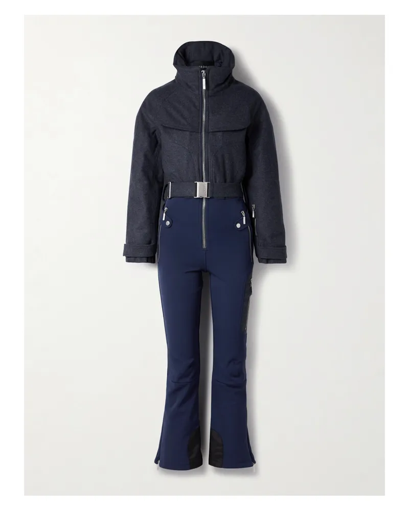 CORDOVA Eiger Skianzug Aus Einer Wollmischung Und Twill Mit Gürtel - Blau Blau