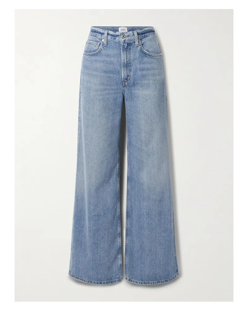 Citizens of humanity Paloma Hoch Sitzende Jeans Mit Weitem Bein - Blau Blau