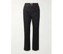 London High-rise Straight-leg Jeans - Blue