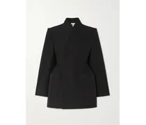 Hourglass Wool-gabardine Jacket - Black