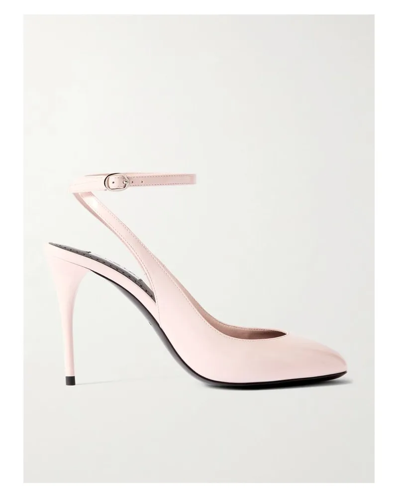 Alaïa 90 Pumps Aus Lackleder - Pink Pink