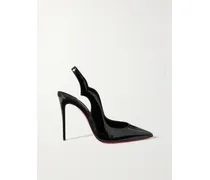 Hot Chick Sling 100 Slingback-pumps Aus Lackleder - Schwarz