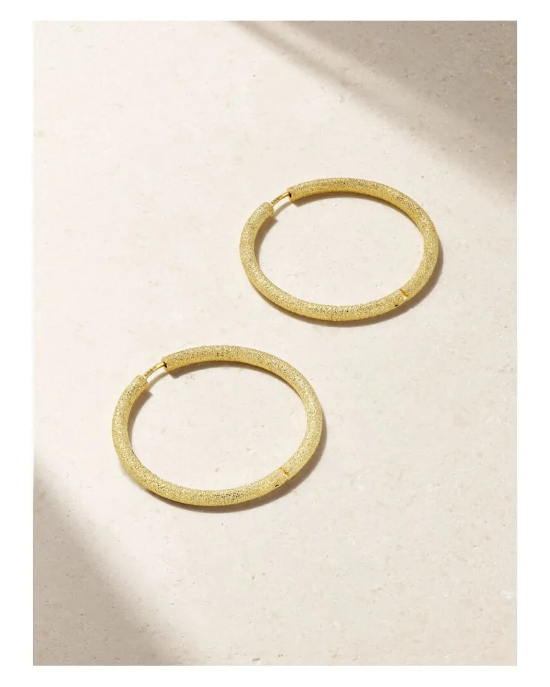 Carolina Bucci Florentine Creolen Aus 18 Karat Gold Gold