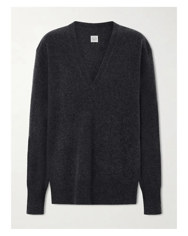 Totême Garderob Cashmere Sweater - Gray Gray