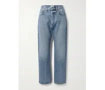 90‘s Verkürzte, Halbhohe Jeans