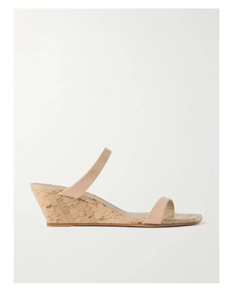 Stuart Weitzman Aleena Wedges Aus Lackleder - Neutral Neutral