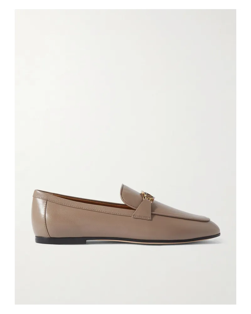 TOD'S Loafers aus Leder mit Verzierung Braun