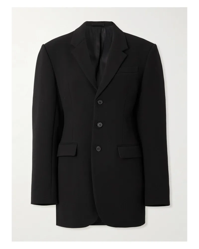 WARDROBE.NYC Blazer aus Wolle Schwarz