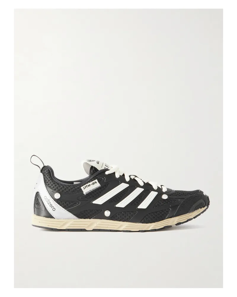 adidas Song For The Mute Adizero Sneakers Aus Mesh Mit Gummibesätzen - Schwarz Schwarz