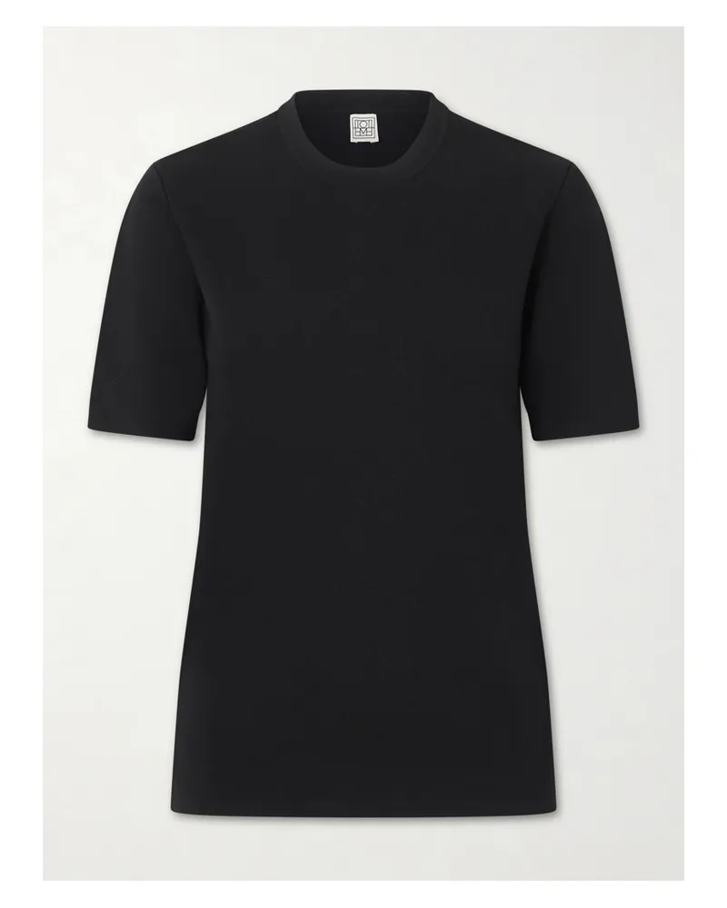 Totême Knitted T-shirt - Black Black