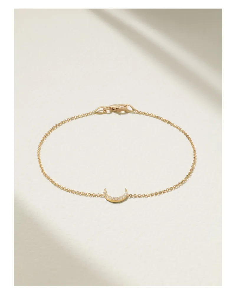 Jennifer Meyer Mini Carson Armband Aus 18 Karat Gold Mit Diamanten Gold