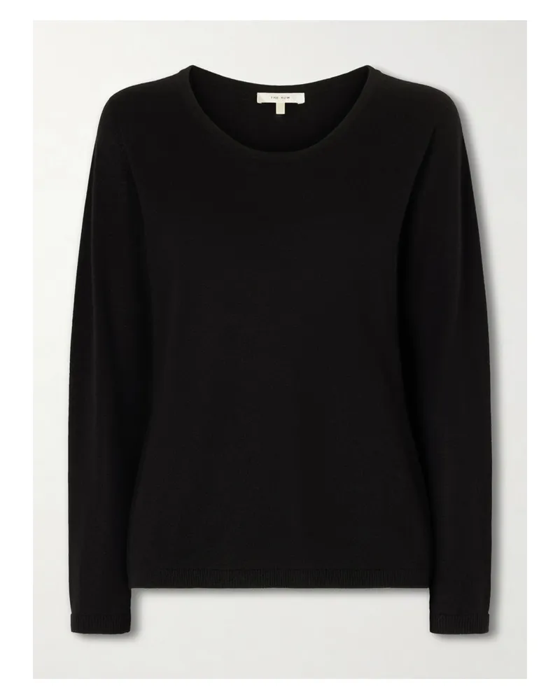 The Row Nezana Cashmere Sweater - Black Black
