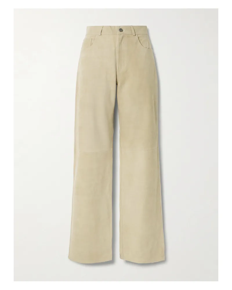 Haikure Korea Suede Pants - Neutrals Neutrals