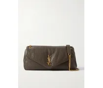 Calypso Medium Padded Leather Shoulder Bag - Green