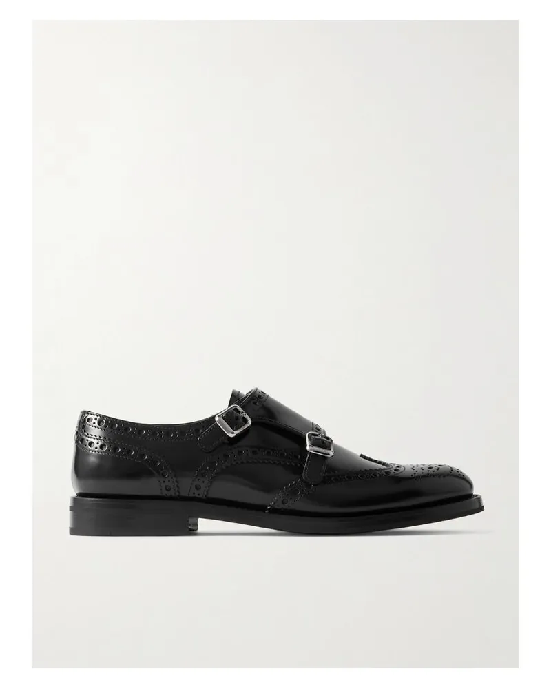 Church's Lana R Brogues Aus Leder - Schwarz Schwarz