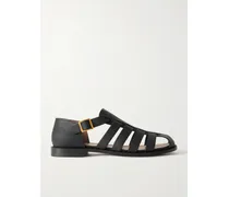 Campo Sandalen Aus Leder Mit Cut-outs - Schwarz