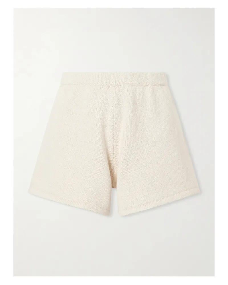 The Elder Statesman Nora Lite Boxer Shorts - White White