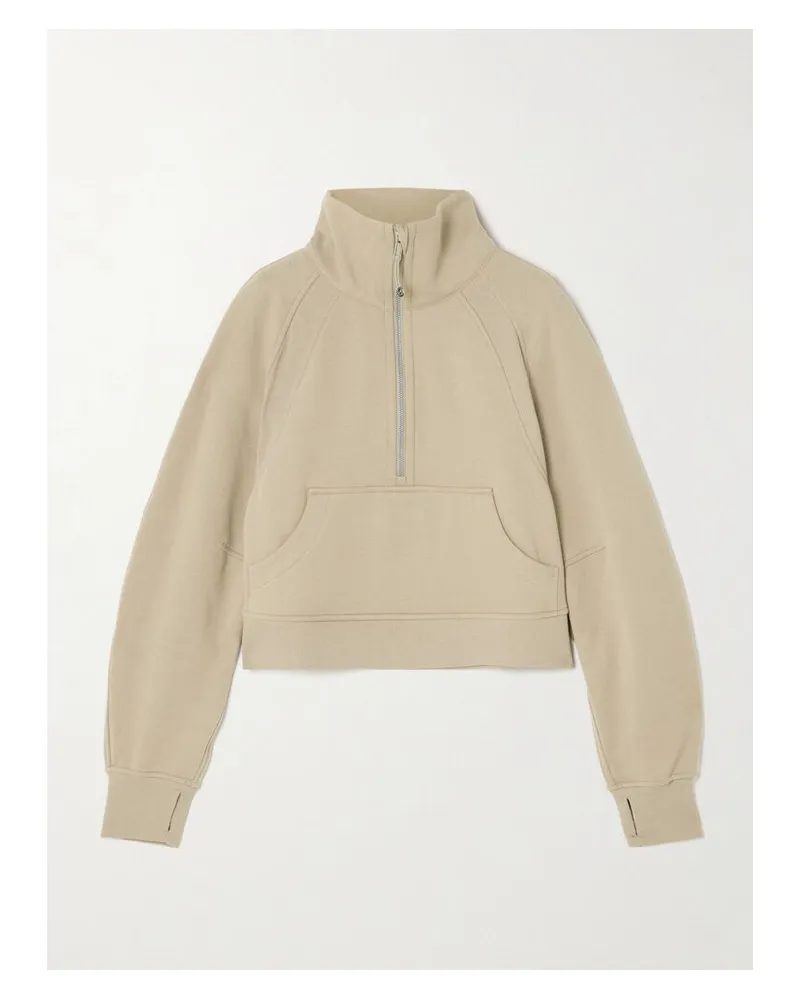 LULULEMON Scuba Sweatshirt Aus Fleece Aus Einer Baumwollmischung - Neutral Neutral
