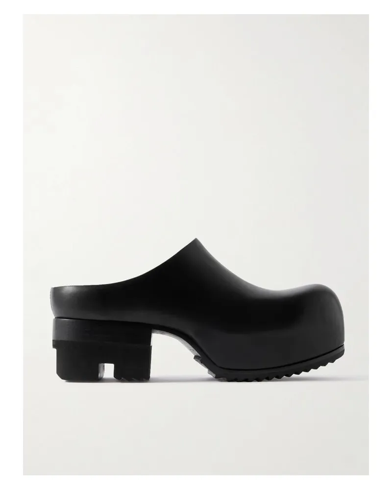 Rick Owens Ballast Mules Aus Leder - Schwarz Schwarz